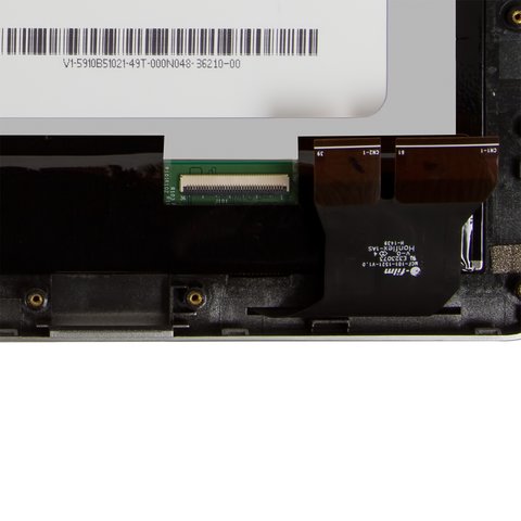 Дисплей для Asus Transformer Pad TF103C, Transformer Pad TF103CG, білий, з рамкою, #B101EAN01.6/MCF-101-1521-v1.0 Прев'ю 1