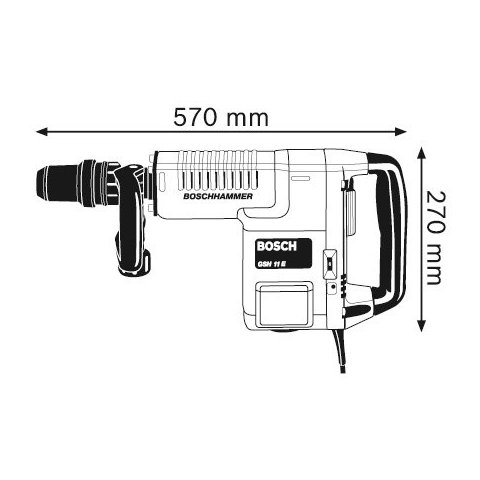 Отбойный молоток Bosch GSH 11 E Превью 2