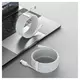 USB кабель Baseus Simple Wisdom Kit, USB тип-C, USB тип-A, 150 см, 40 Вт, 5 А, белый, 2 шт., #TZCATZJ-02 Превью 1