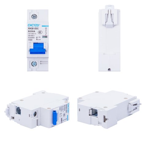 Автоматический выключатель постоянного тока CHCYZO RKB1/DC B250A, 1P, 12 B - 125 В, 250 А Превью 1