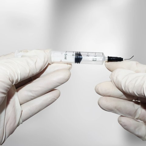 Голка-дозатор 25G, 0,5 мм, під гвинт, для шприців, вигнутий 45°, 10 шт. Прев'ю 3