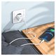 Mains Charger Hoco C94A, (20 W, Power Delivery (PD), Fast Charge, white, with cable USB type C to Lightning for Apple, 1 output) #6931474762184 Preview 1