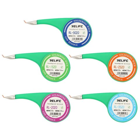 Desoldering Wick RELIFE RL-3020, ((W) 3.0 mm, (L) 2 m) Preview 1