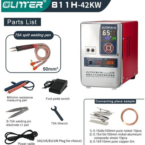 Máquina de soldadura por puntos Glitter 811H, 42 kW h Vista previa  2