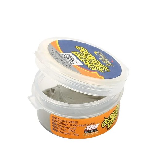 BGA Paste Mechanic V4S38, (Sn 96.5%, lead-free,  Ag 3%, Cu 0.5%, 217 °C, 35 g) Preview 1