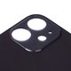 Housing Back Cover compatible with iPhone 12 mini, (black, no need to remove the camera glass, Original (PRC), big hole) Preview 1