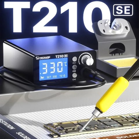 Estación de soldadura Mechanic T210 SE, digital, 50 W Vista previa  5