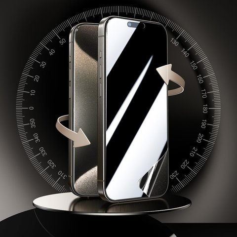 Película de hidrogel Sunshine SS-075FS, Anti-Peeping, 180 mm, 120 mm, 25 uds., 360° Vista previa  2