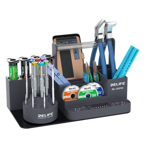 Органайзер RELIFE RL-001H, для инструментов, металл, серый, 255x143x130mm Превью 1