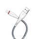 USB кабель Borofone BX25, USB тип-A, Lightning, 100 см, 2,4 А, белый, #6931474703460 Превью 1