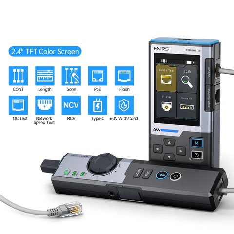Тестер кабелю FNIRSI LPM-10A Прев'ю 1