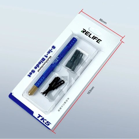 Набір скальпелів RELIFE TK5, для мікросхем, 8 in 1 Прев'ю 6