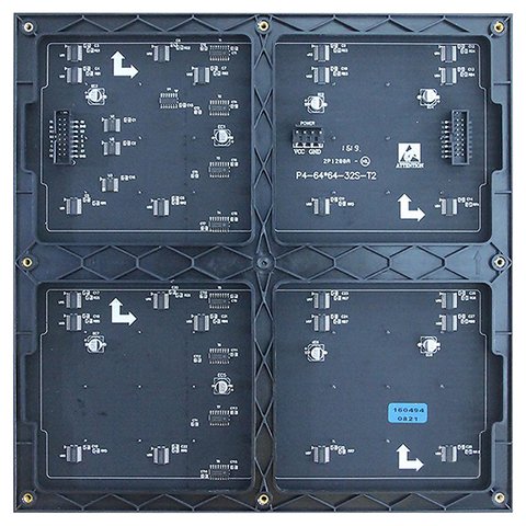 LED-модуль для рекламных экранов Hoozoe RGB-SMD2121 (p4, 256 × 256 мм, 64 × 64 точек, IP20, 1000 нт) Превью 1
