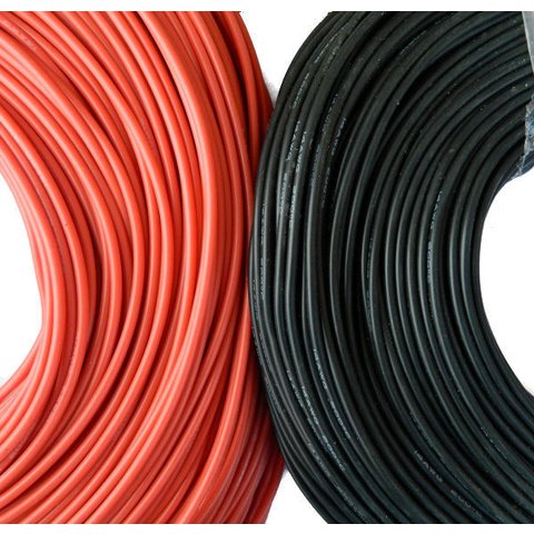 Провод в силиконовой изоляции 12AWG, 3,31 мм², 1 м, красный Превью 1