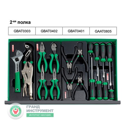 Тележка с набором инструментов TOPTUL GCAJ0060 Превью 2