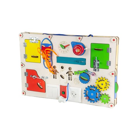 Бизиборд GoodPlay Развивающая доска с подсветкой (38×56×7) Превью 2