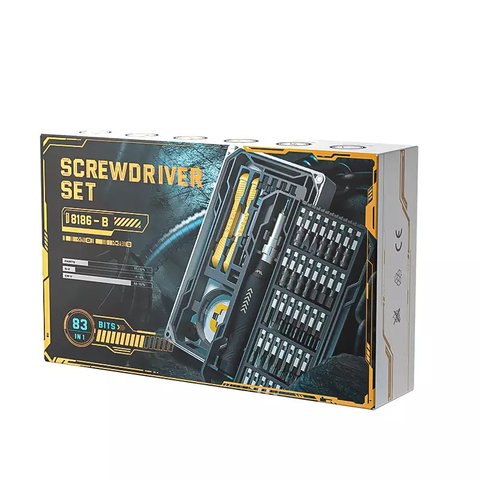 Набір для розбирання мобільних телефонів і планшетів 83 в 1 Jakemy JM-8186B Прев'ю 3